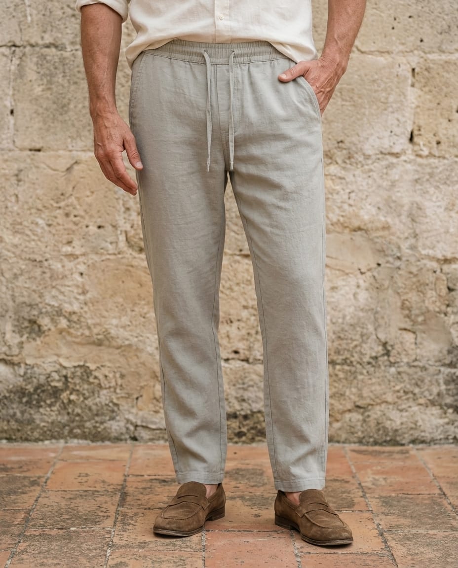 Lightweight Linen Trousers — LIQUIDATION PRICE