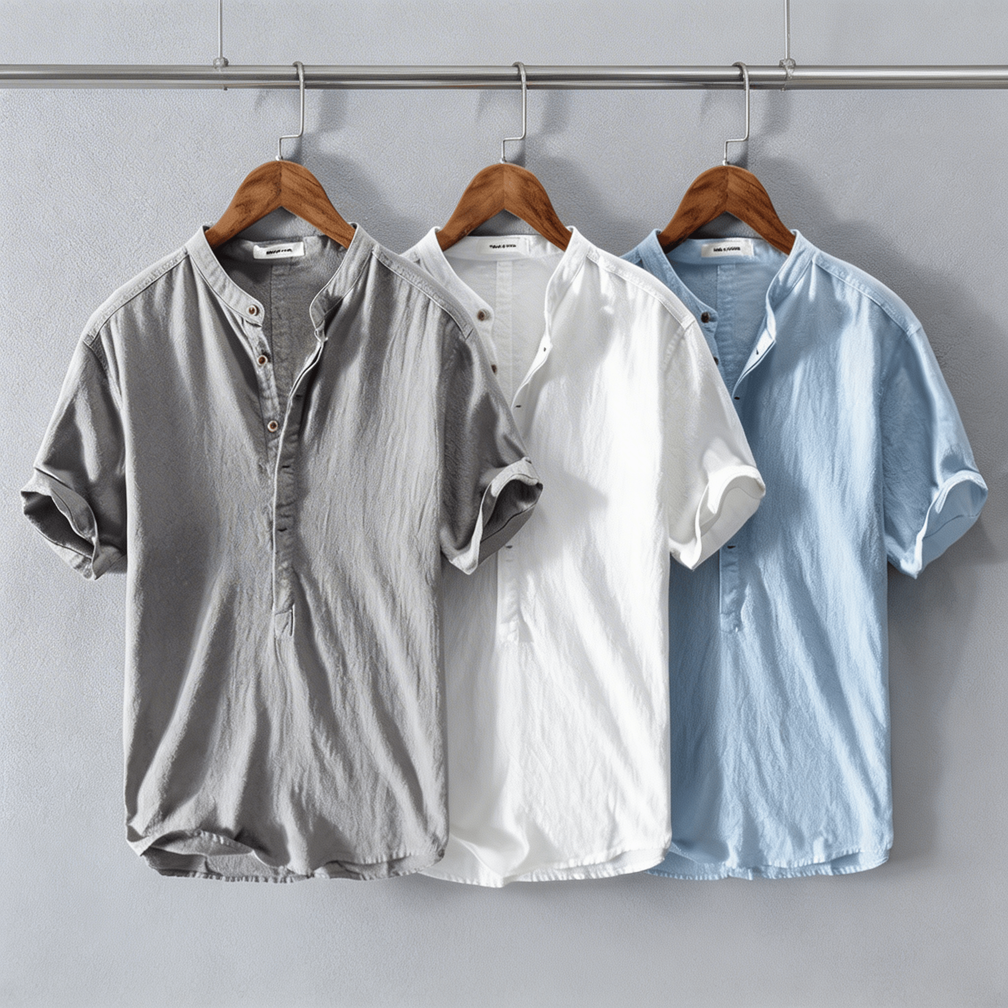 Casual Linen Blend Shirt — LIQUIDATION PRICE