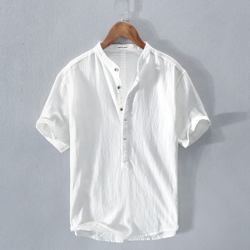 Casual Linen Blend Shirt — LIQUIDATION PRICE