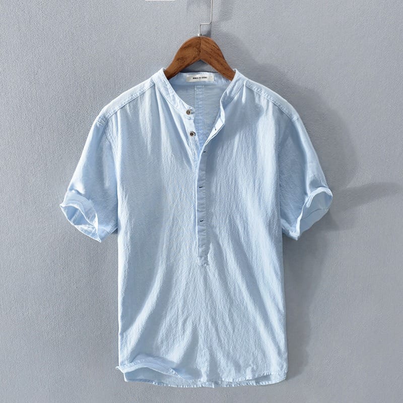 Casual Linen Blend Shirt — LIQUIDATION PRICE