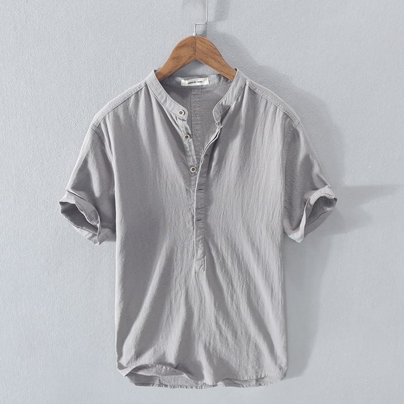 Casual Linen Blend Shirt — LIQUIDATION PRICE